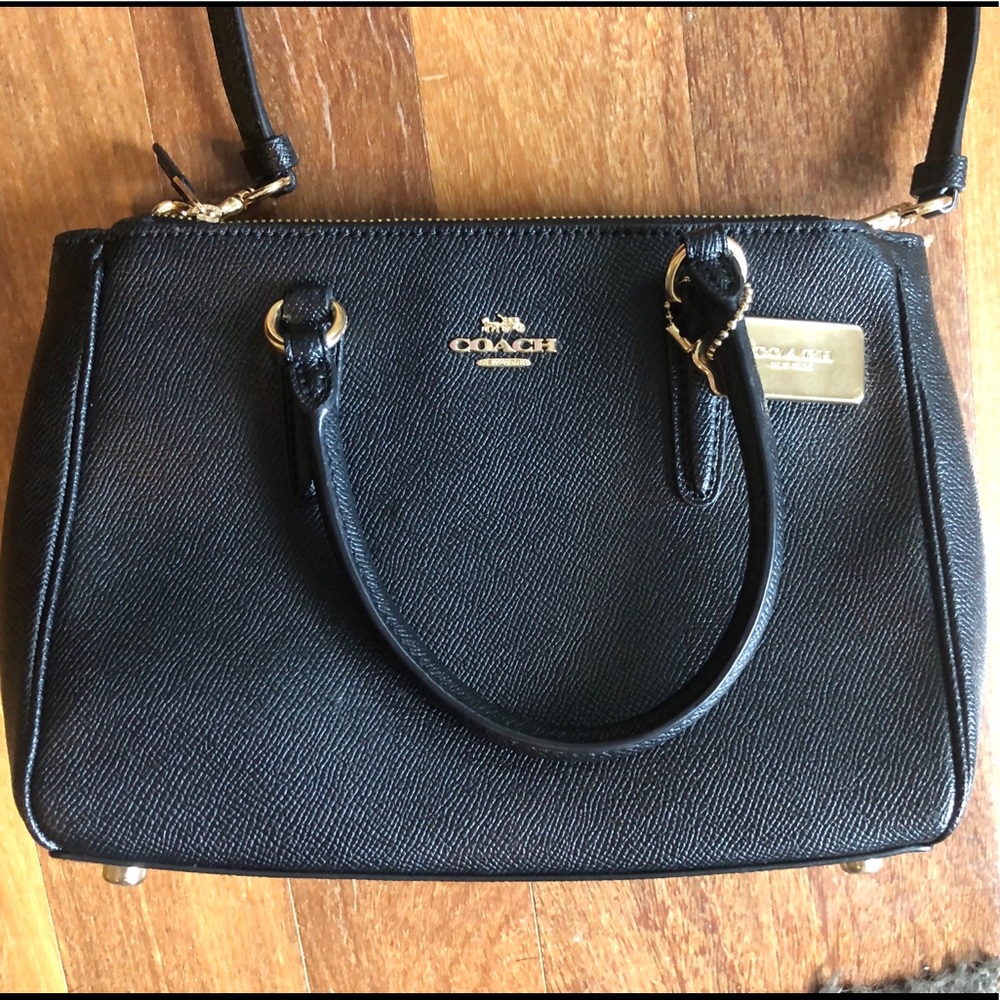 Black Coach Crossbody Purse